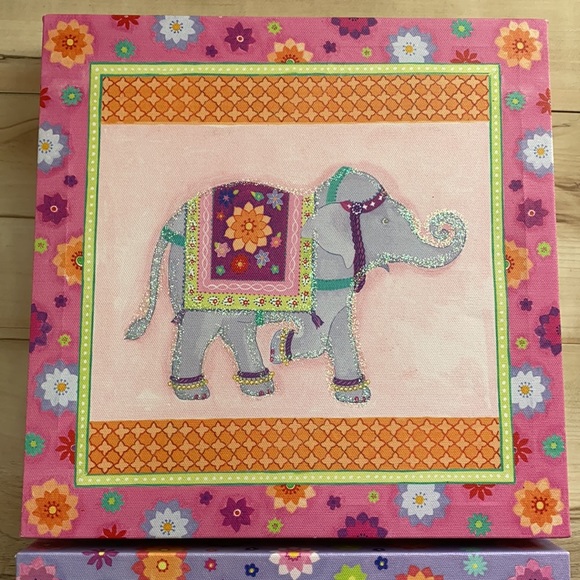 Colleen Karis Designs Elephant Canvas Wall Decor - Picture 5 of 8